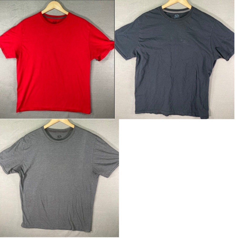 Fruit Of The Loom Select Mens XL T-Shirt Crew‎ Neck Short Sleeve Casual